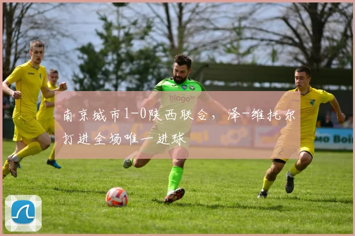南京城市1-0陕西联合，泽-维托尔打进全场唯一进球